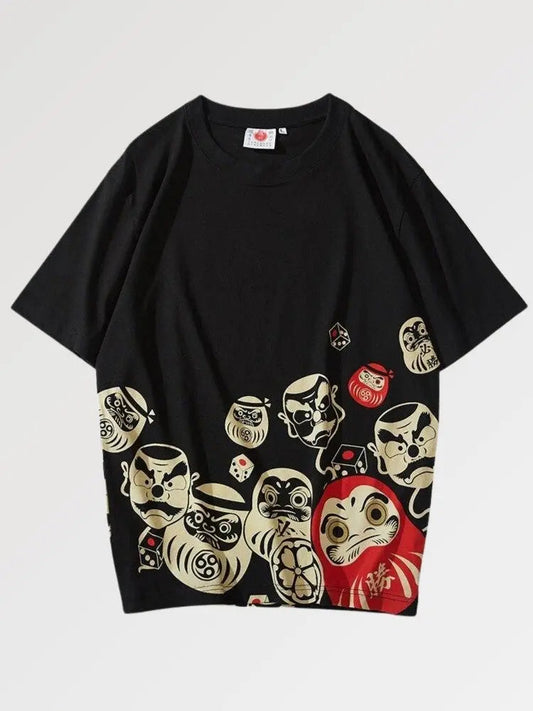 Camiseta Daruma - Negro / M