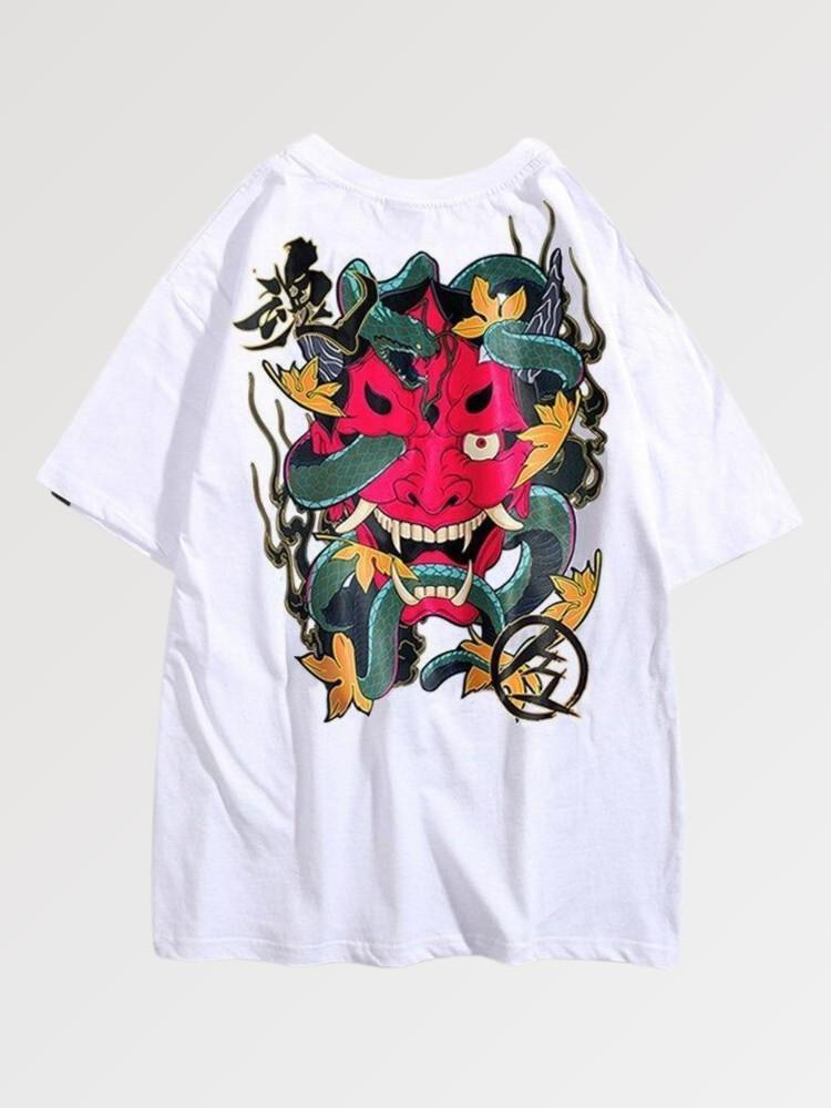 Camiseta Hannya - Blanco / M