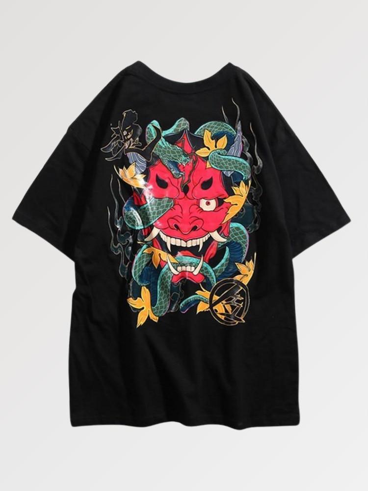 Camiseta Hannya - Negro / M