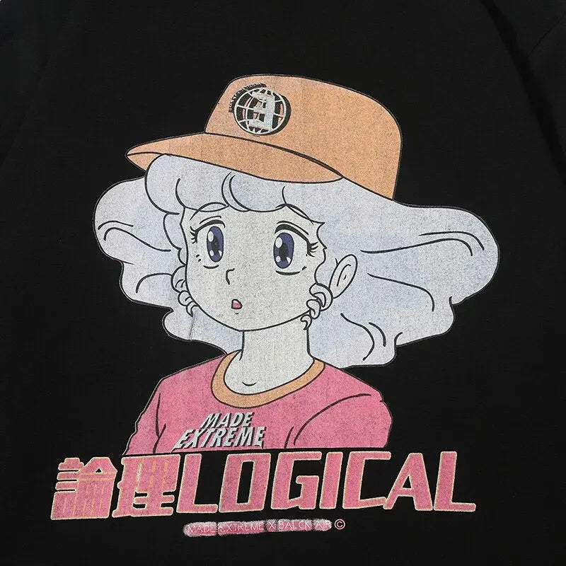 Camiseta Japonesa Manga Larga