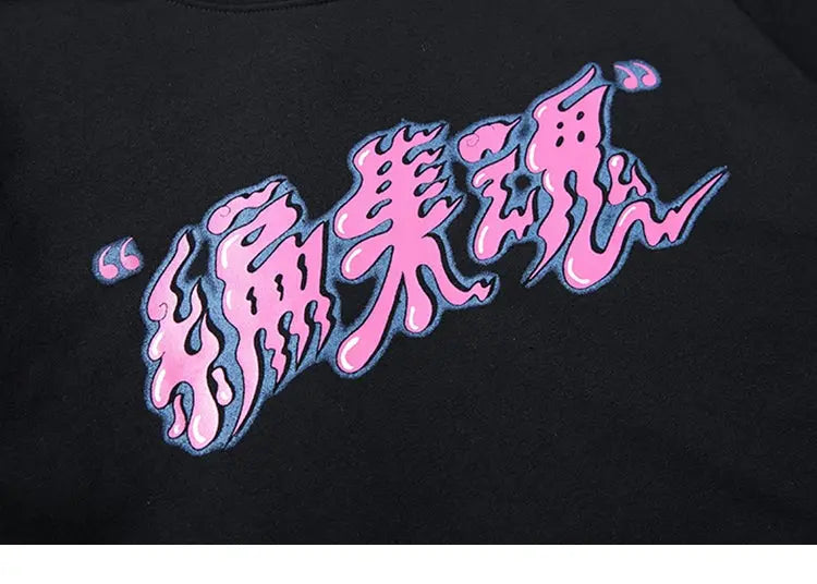 Camiseta Kanji Rosado