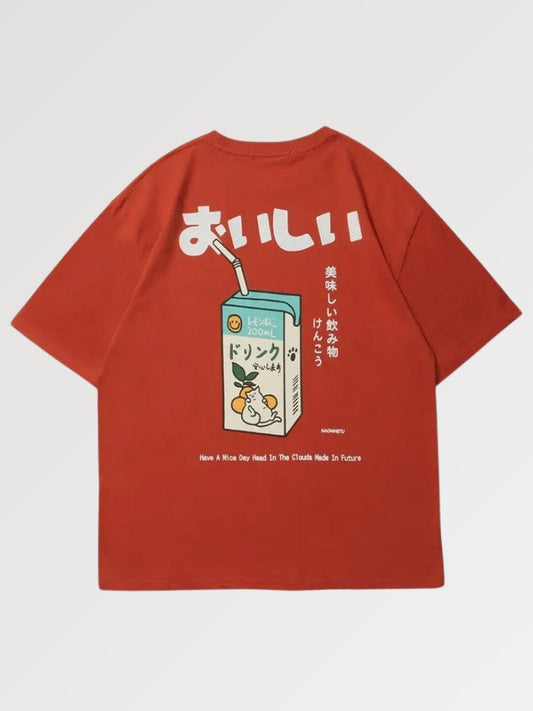 Camiseta Limonada Japonesa - Rojo / S