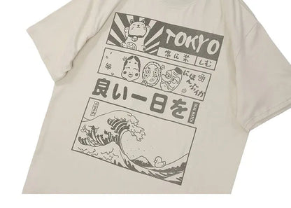 Camiseta Oversize Japonesa