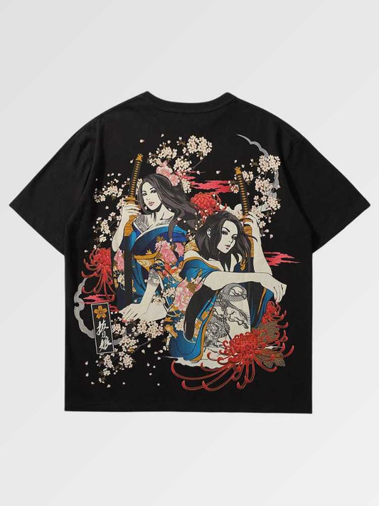 Camiseta Yakuza Girls - Negro / M