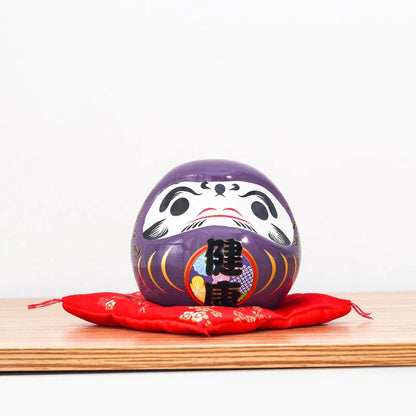 Hucha Daruma con Cojín - 11cm Morado