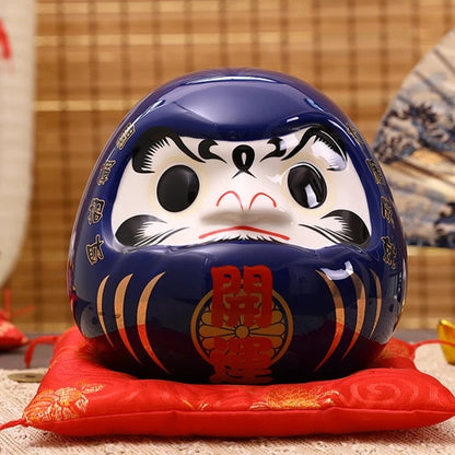 Hucha Daruma Grande - 19cm Azul