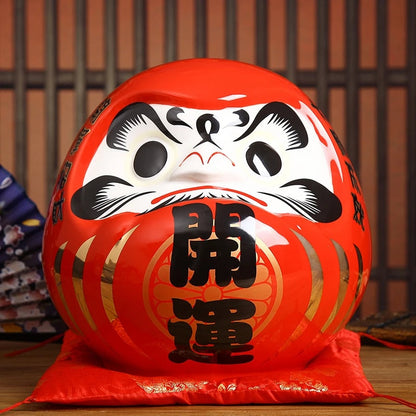 Hucha Daruma Grande - 19cm Rojo