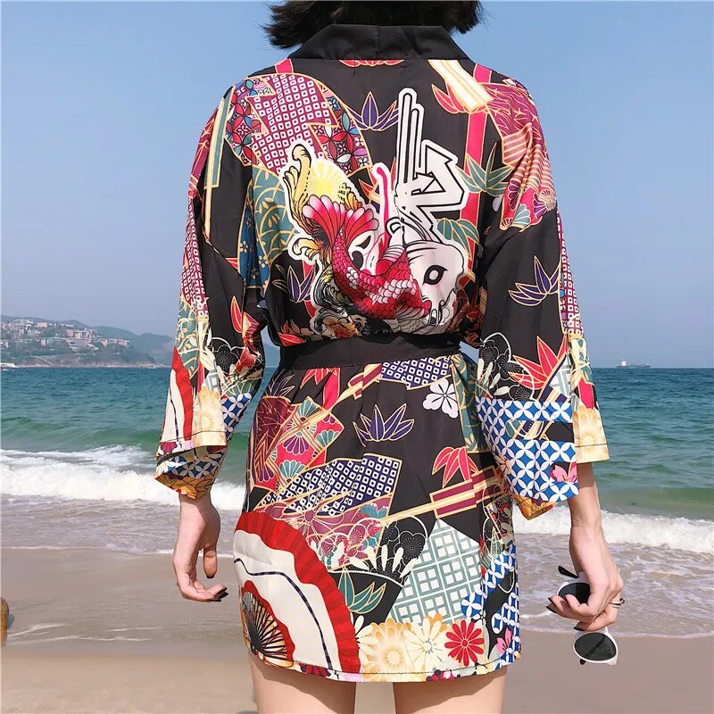 Kimono de Mujer Corto - Harajuku