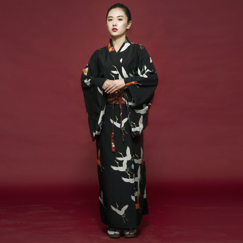 Kimono Mujer Negro