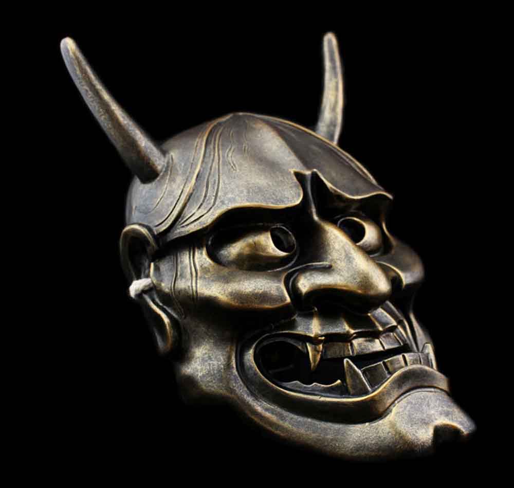 Máscara de Hannya - Bronce