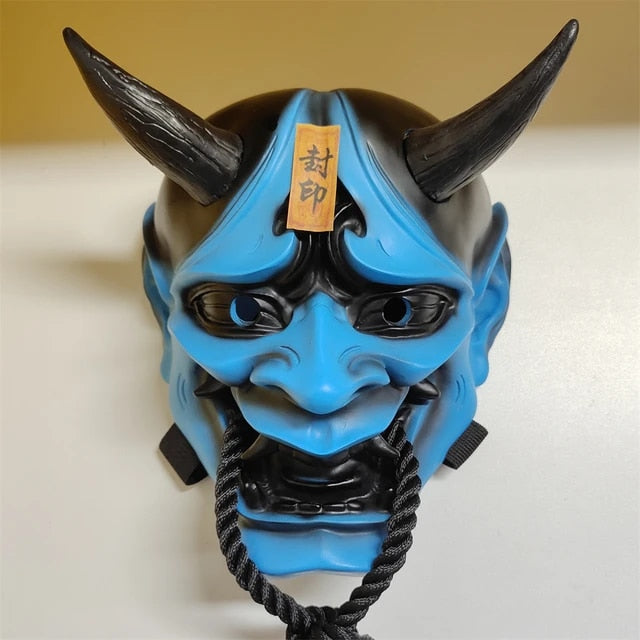 Máscara Hannya Demonio - Azul