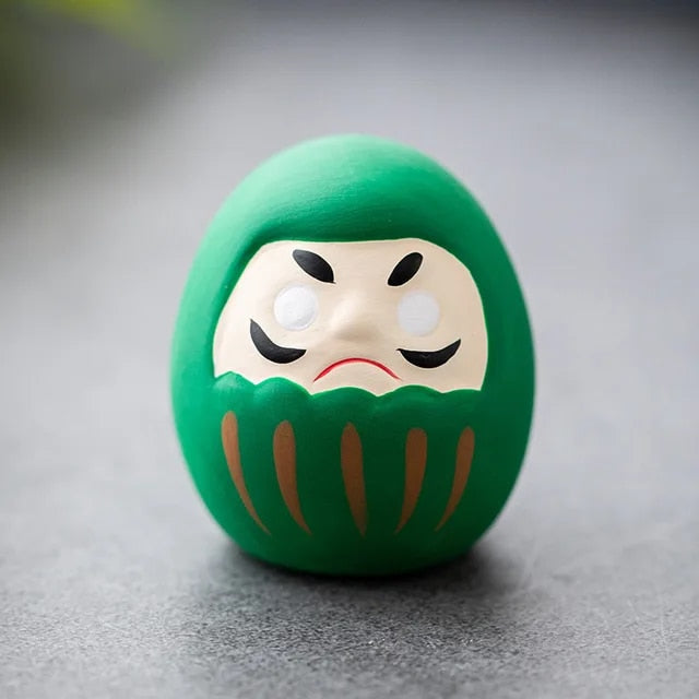 Mini Daruma - 4,5cm Verde