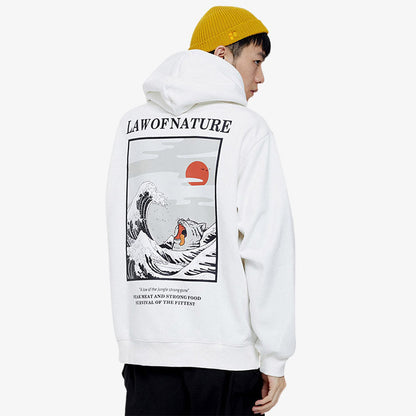 Sudadera Ola de Kanagawa - Blanco / M